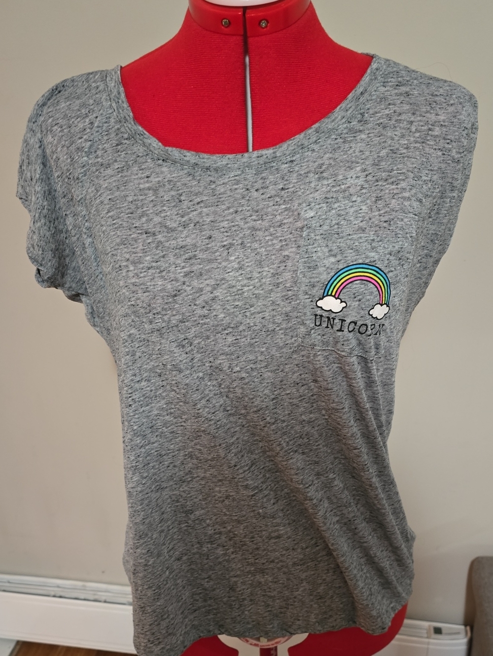 Bluenotes Gray Heather Casual Tee